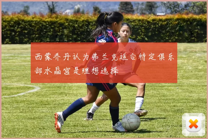 西蒙乔丹认为弗兰克适合特定俱乐部水晶宫是理想选择
